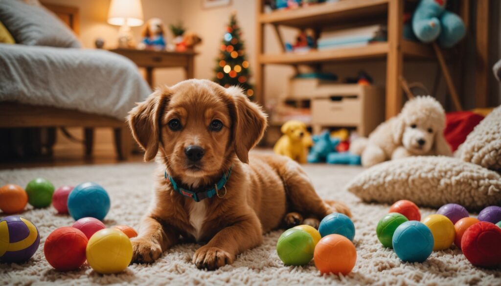 Chien imposant au regard perçant et au pelage sombre