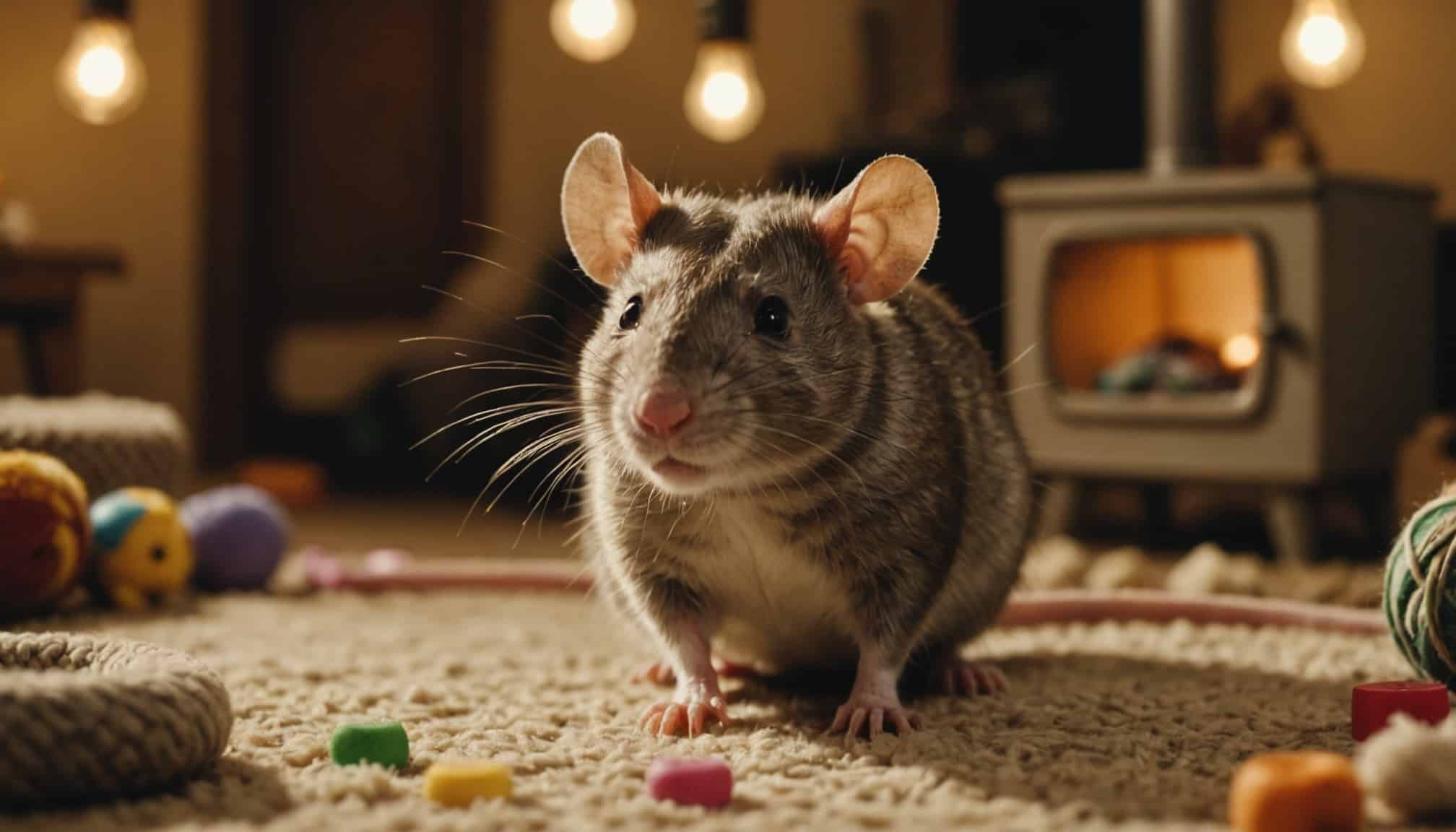 Rongeur affectueux avec des yeux pétillants  
Petit compagnon au pelage doux et curieux